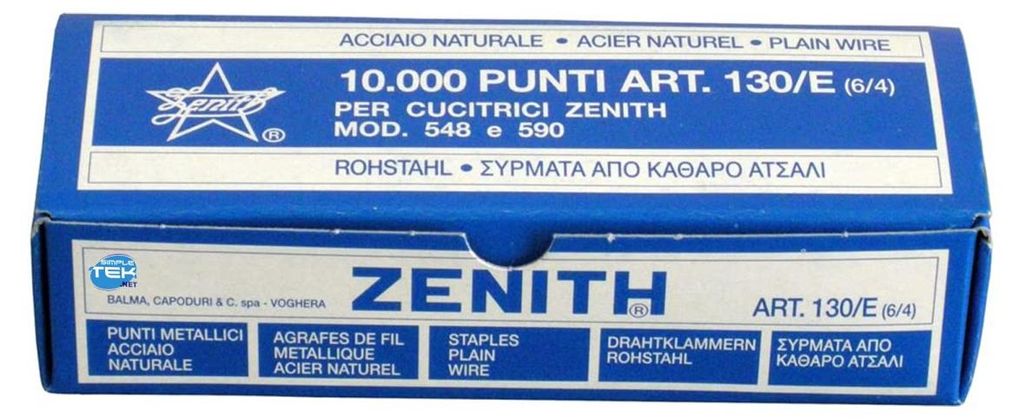 Zenith 130/E, verpakking van 10 stuks, 19 gram, 0,023 kg Productafbeelding 