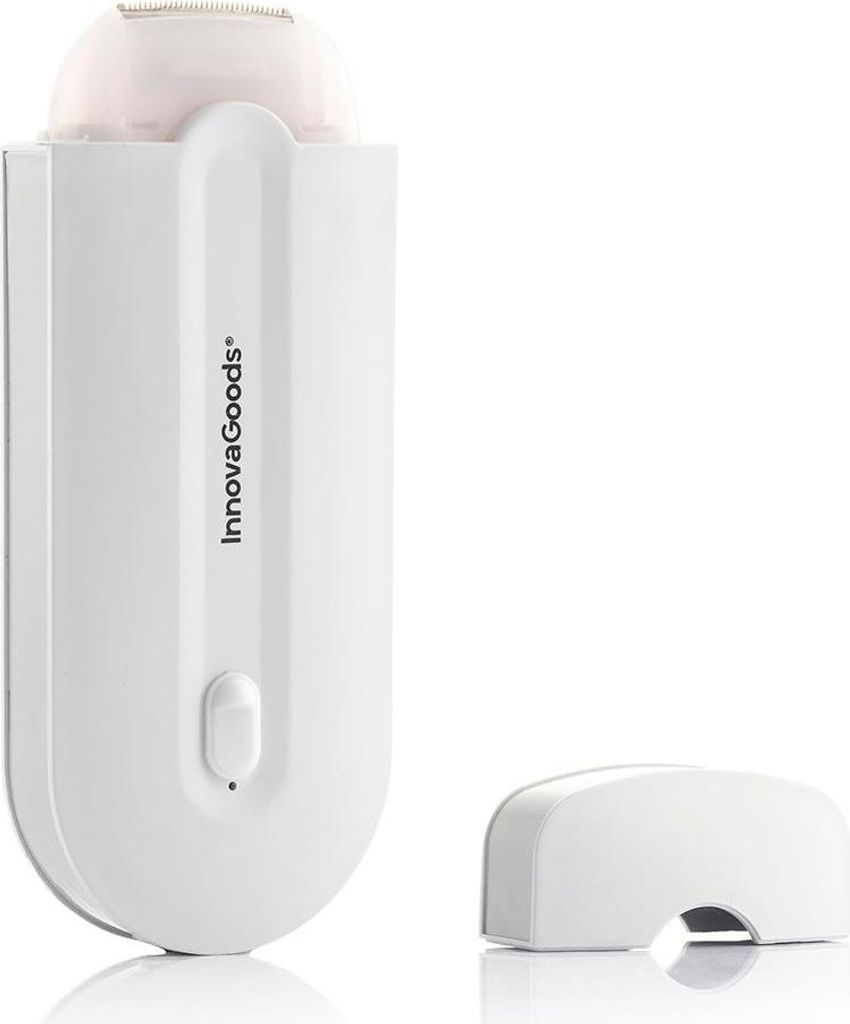InnovaGoods Rechargeable Mini Razor with LED Light Epiluch Unisex White
