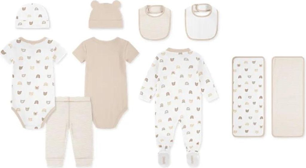 Huggies Clothes Gift Set 10 Einheiten Beige,Weiß Jungen Beige,Weiß One Size