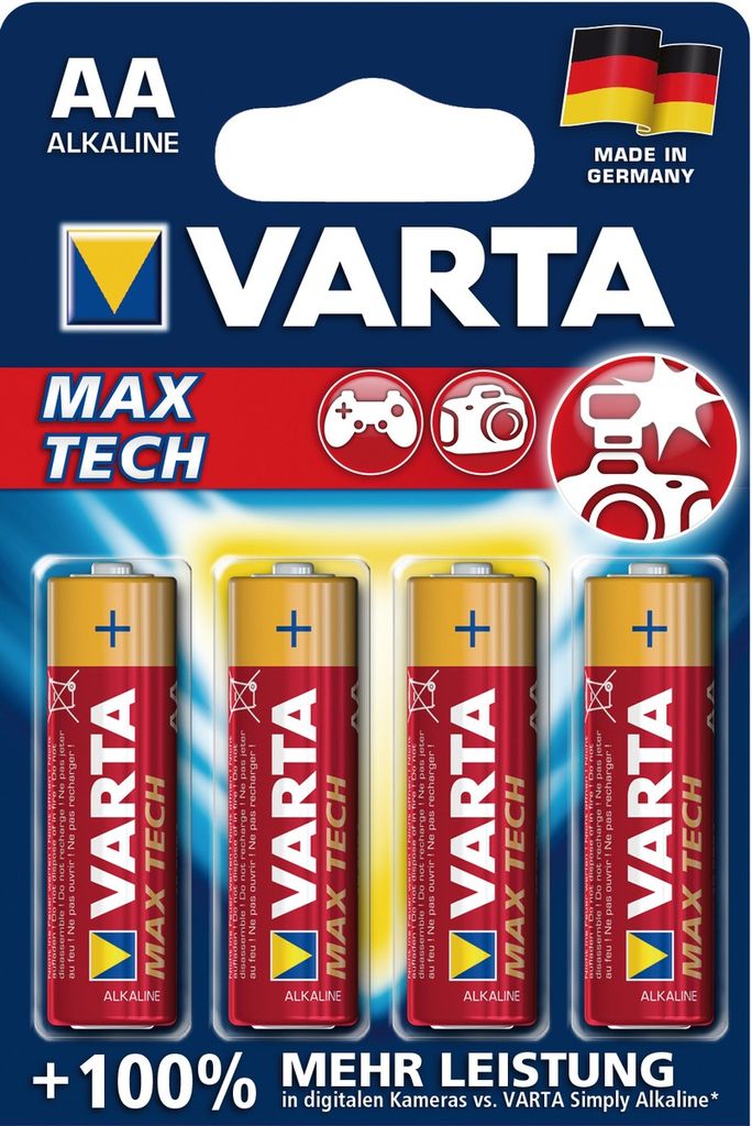 Varta 04706110404, Jednorazowa bateria, AA, Alkaliczny, 1,5 Zdjęcie produktu 