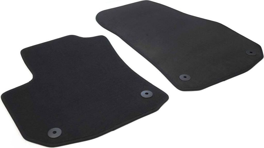 Fußmatten für Opel Zafira B Velours Automatten Original Qualität 2-teilig Matten Set Schwarz