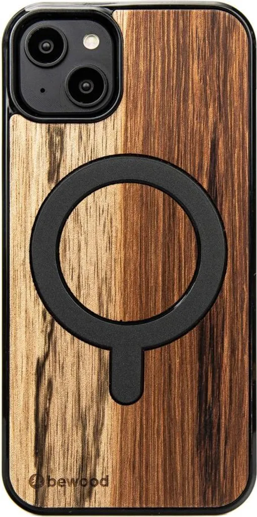 Custodia iPhone 15 Plus Legno Mango Bewood | Stile MagSafe Nature