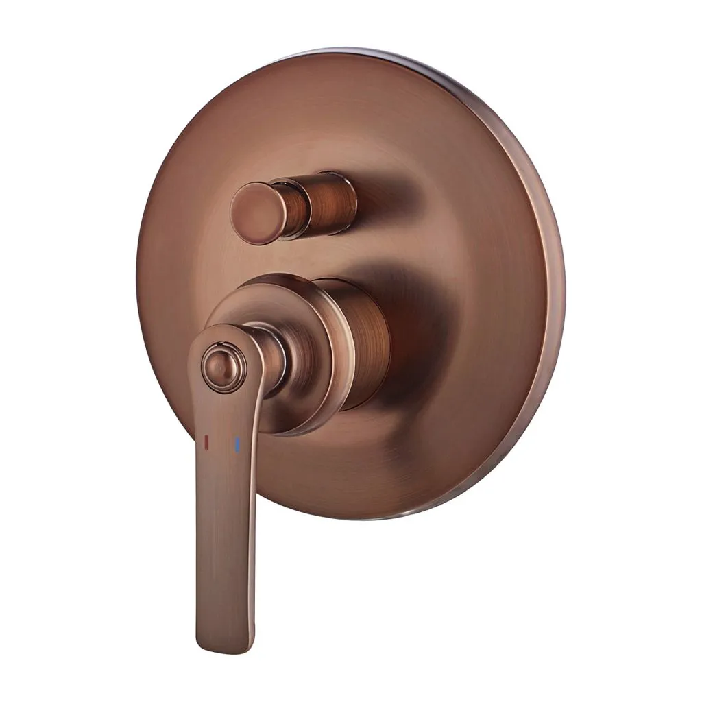 Douche thermostatique sécurisée Omnires ARMANCE finition cuivre vieilli