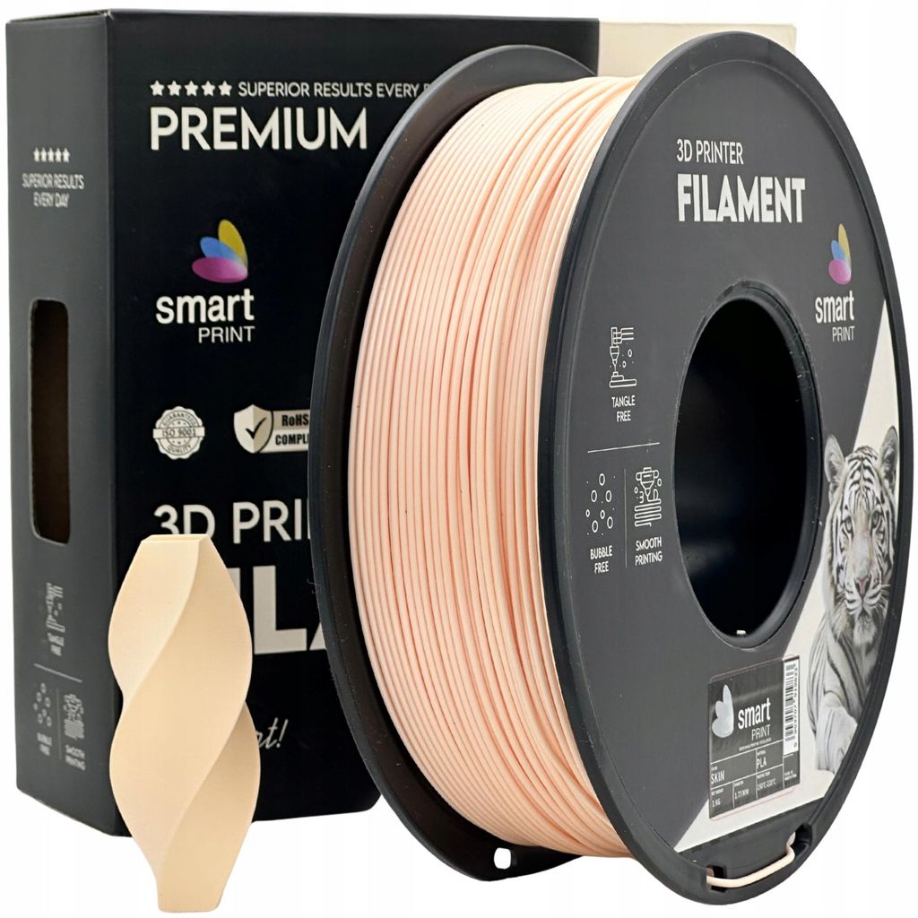 Filament PLA Skin Cielisty Smart Print 1,75mm 1kg Drukarka Zdjęcie produktu 