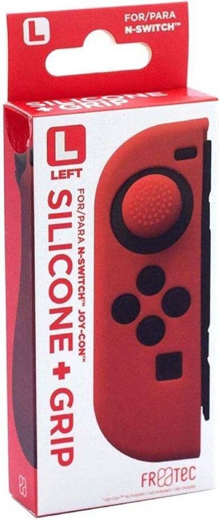 Nintendo Switch Joy-Con Silicon Grip / Schutzhülle Links Rot