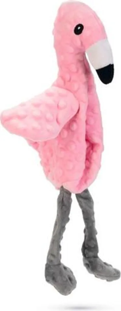 Gioco Cane Peluche Flamingo Quak Beeztees - Anti-Stress e Senza Imbottitura