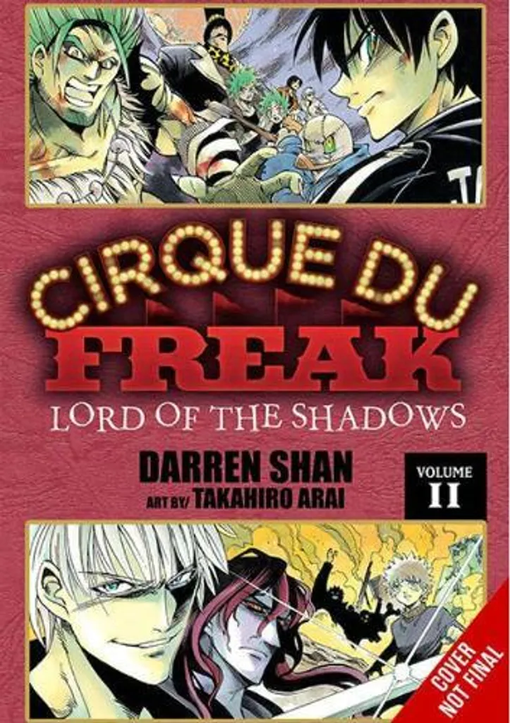 Cirque Du Freak Le Manga Vol. 6 avec illustrations originales haute qualité