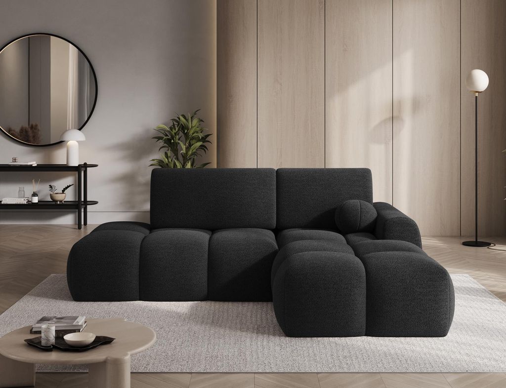 Ecksofa Couchgarnitur Vittario – modernes Design mit Schlaffunktion und Bettkasten