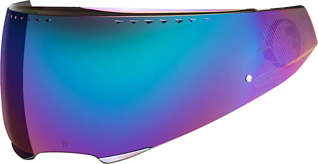 Visière Schuberth SV5 pour C4 Pro Carbon/Basic Iridium Arc-en-ciel