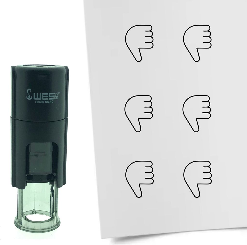 CombiCraft Selbstfärbender Stempel 'Daumen runter' in der Produktbild 
