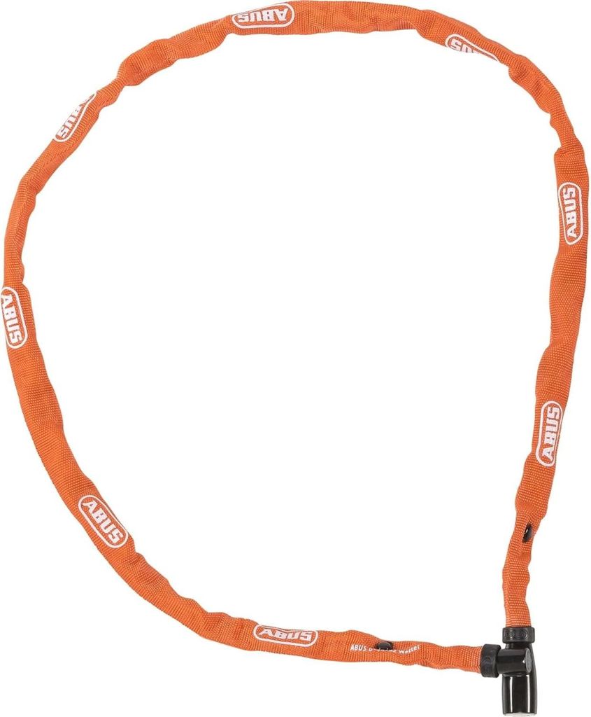 Fahrradschloss aus speziellem Stahl - 4 mm dicke runde Kette - Sicherheitsniveau 3 - 110 cm - zufällige Farbe