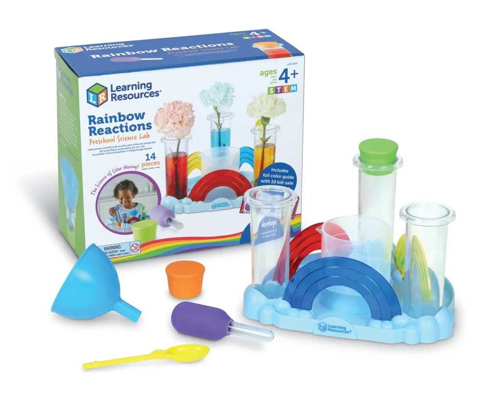 Jeu scientifique Rainbow Reactions Labo de chimie éducatif dès 4 ans