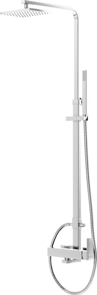 Steinberg Serie 160 Duschsystem, Komplettset, mit Easy-Clean, Länge-Regenbrausearm 960-1420mm, 1602762