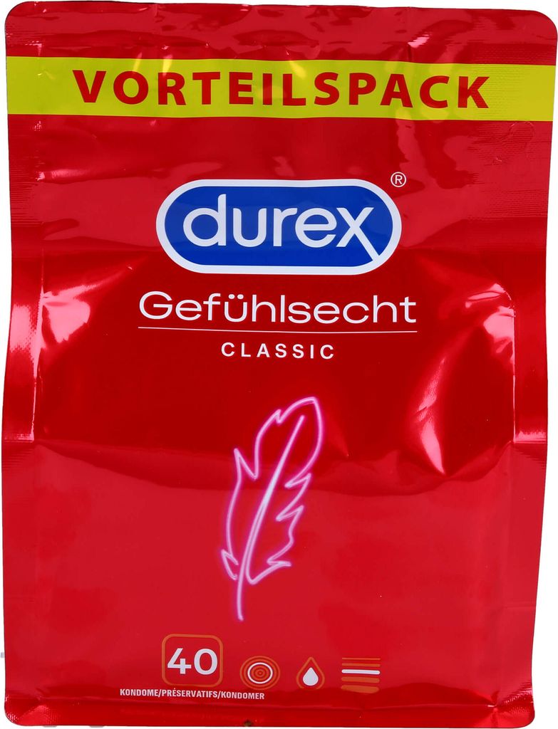 Durex Gefühlsecht hauchzarte Kondome, 40 St KOD Produktbild 