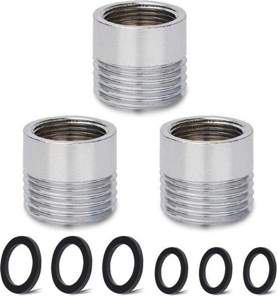 Wasserhahn-Adapter-Set M22-M25, 3-teilig, für Küche und Garten