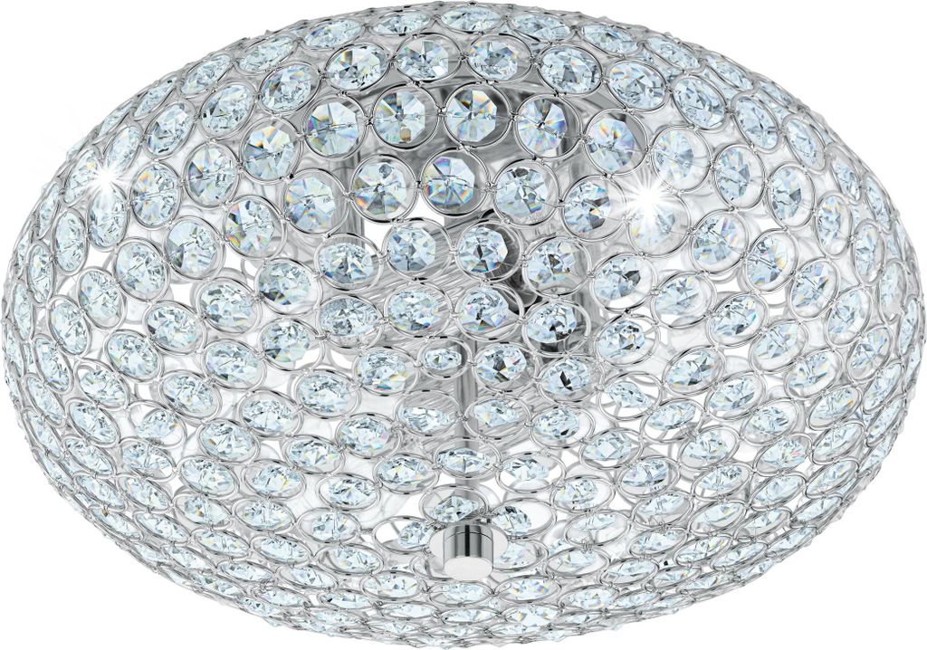 EGLO Deckenlampe Clemente, 2 flammige Deckenleuchte Modern, Elegant, Wohnzimmerlampe, Küchenlampe, Flurlampe Decke mit E27