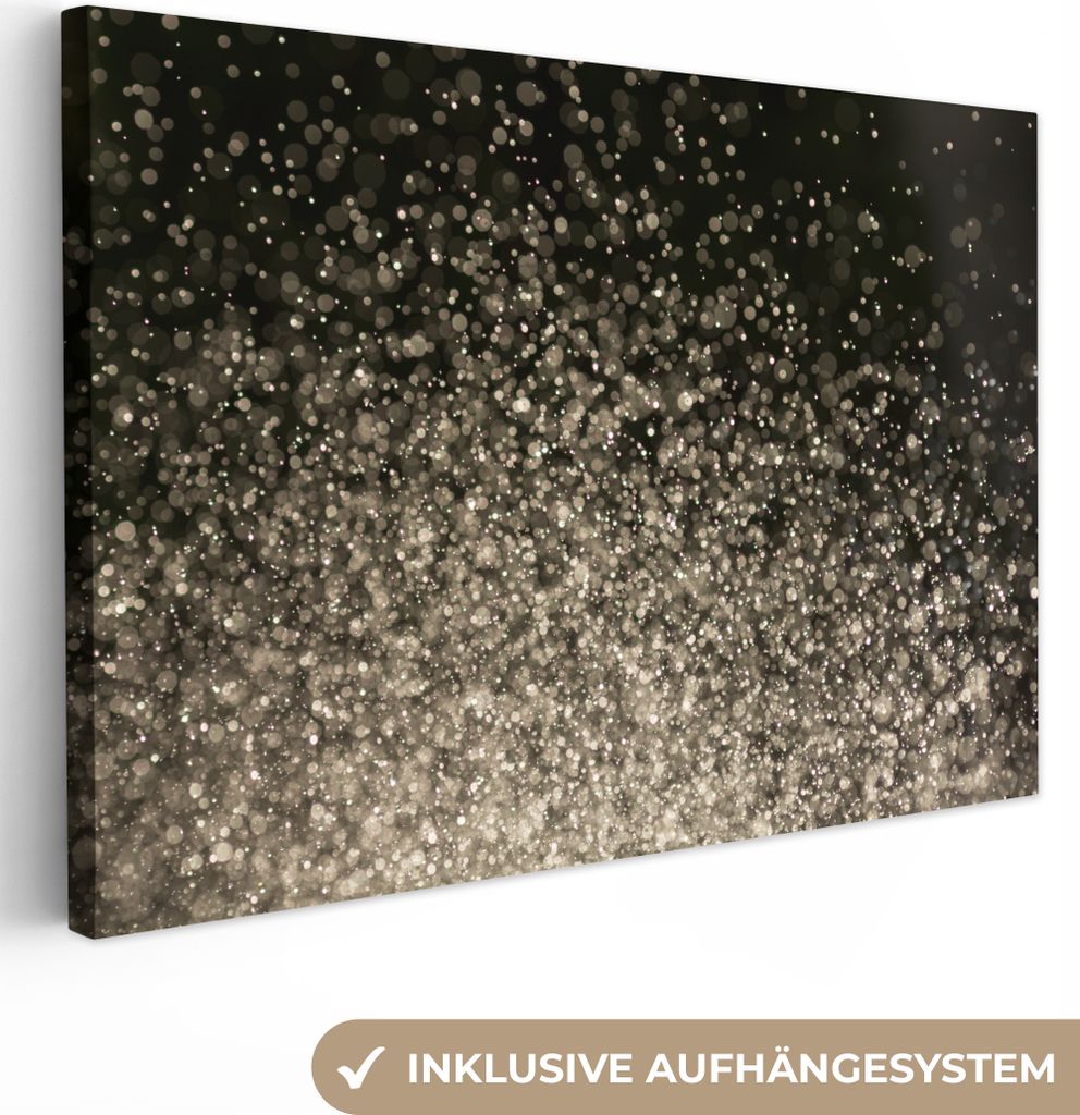 OneMillionCanvasses - Leinwandbilder - 150x100 cm, Glitzer - Abstrakt - Design, Wandbilder Kunstdruck Wanddekoration