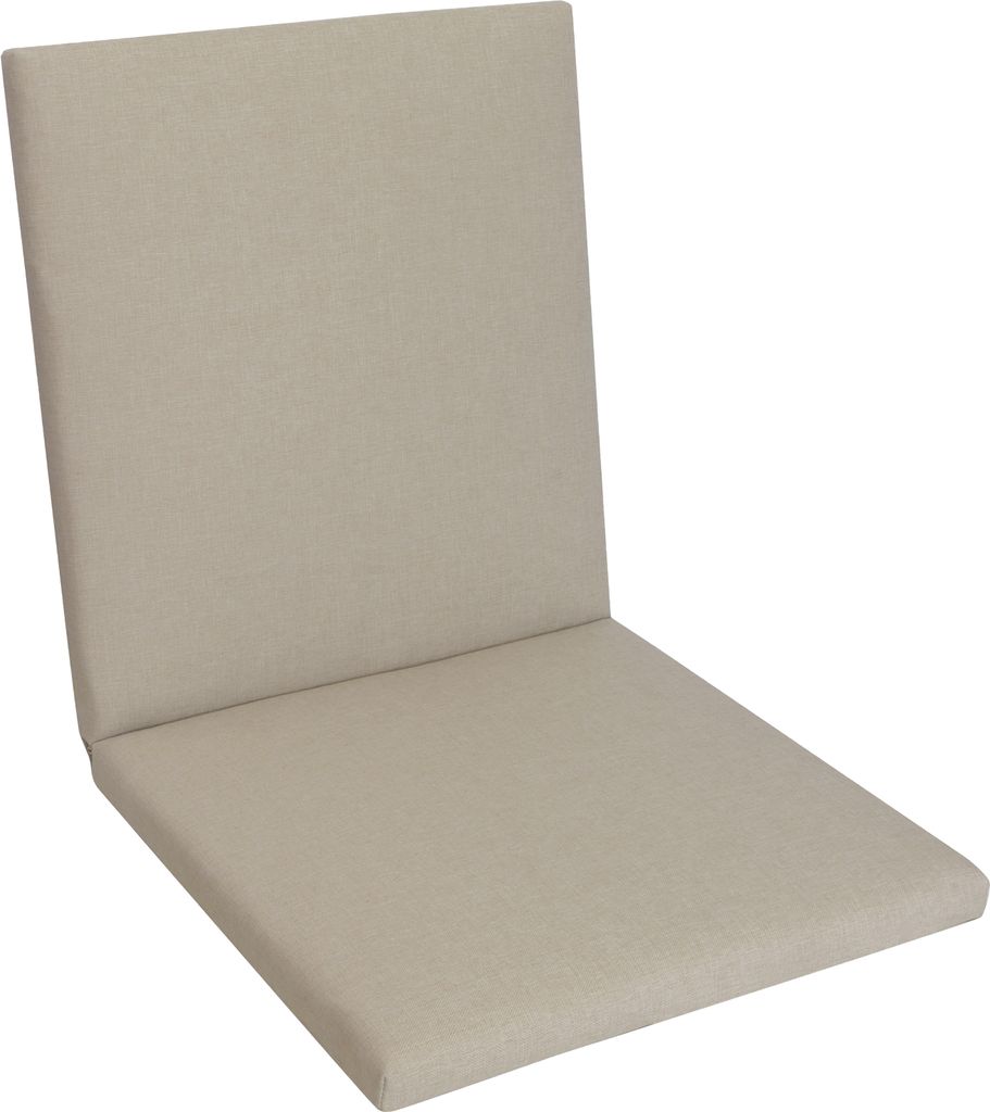 Herlag wetterfeste Gartenstuhlauflage Sunny für Niedriglehner Natur 103x50x4cm 1 Polster