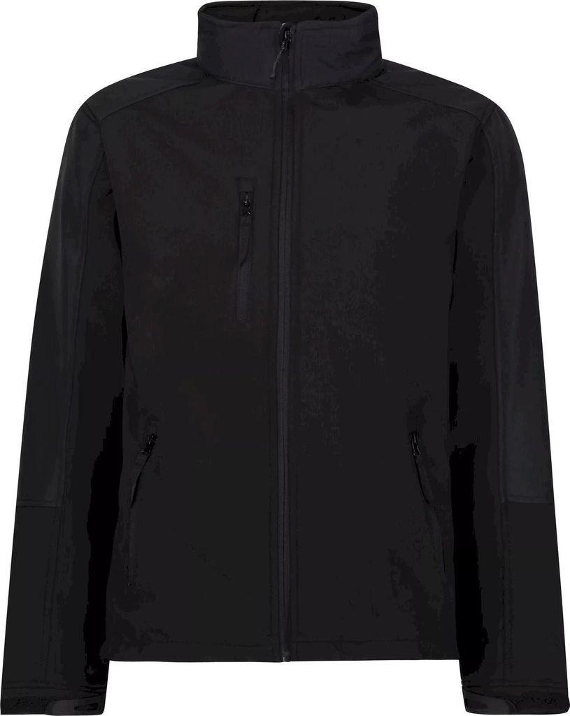 Regatta Reid Herren Jacke, wind- und wasserabweisend FK541 (L) (Schwarz)