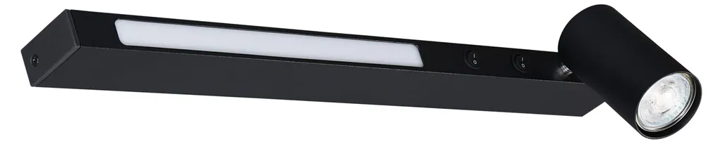 Applique orientable MANNARI W230757202 - Réflecteur en métal noir mat