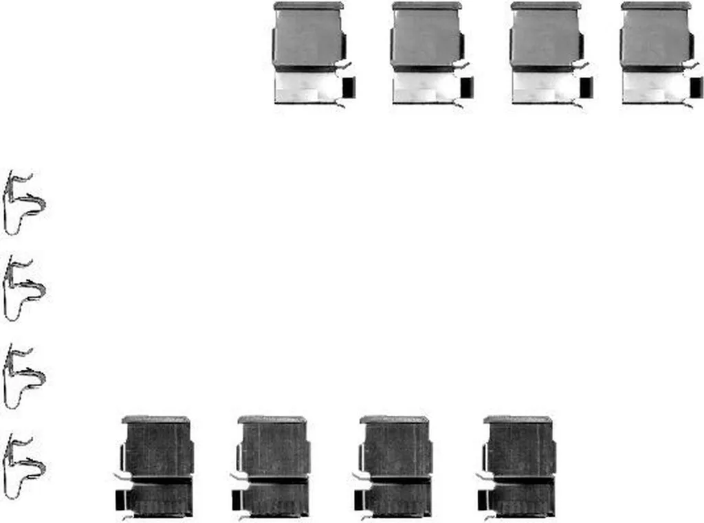 Accessoires de frein HELLA 12 pièces : Fiabilité pour TOYOTA LAND Series