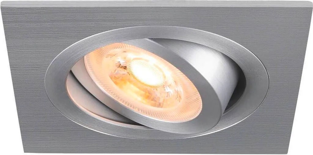 Plafonnier encastré orientable pour éclairage cuisine et salon GU10