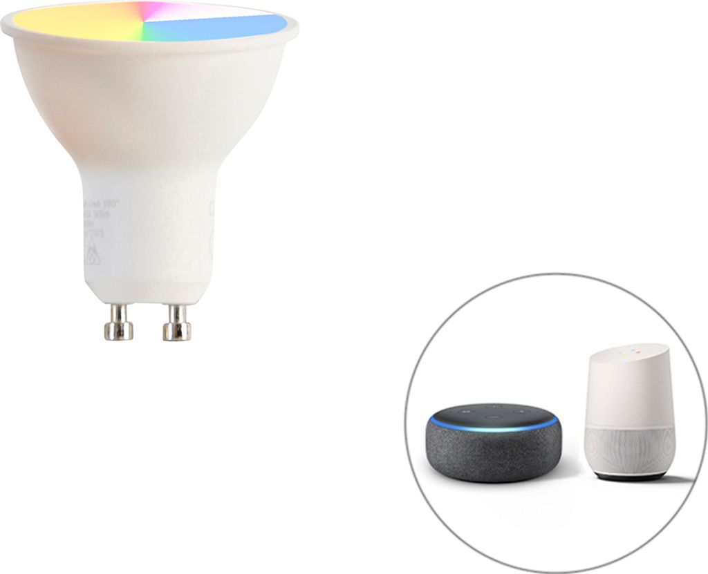 Calex Smart GU10 LED 5W 350 lm 2200-4000K dimen bis warm Immagine del prodotto 