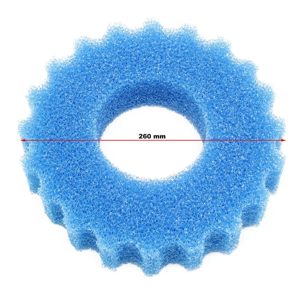SunSun Ersatzteil für Druckteichfilter CPF-5000 Schwamm blau, Teichdruckfilter UV-Lampe 18 W, 10000 l/h Teichfilteranlage