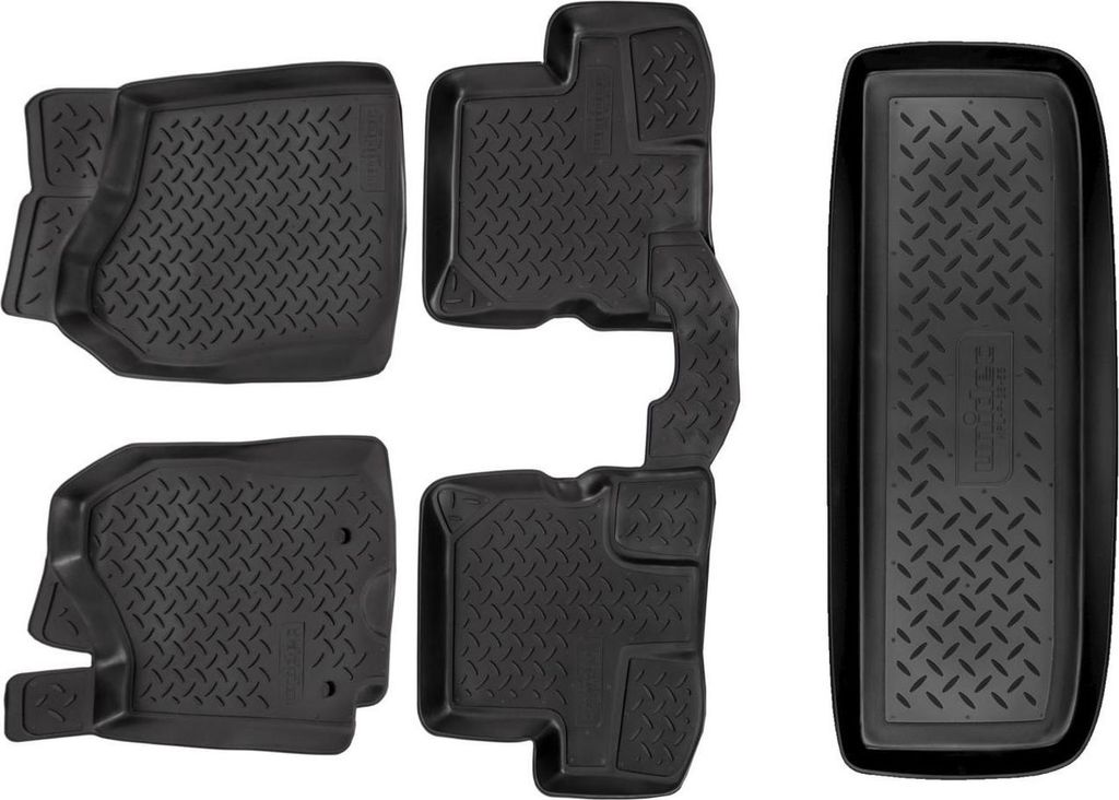 3D Gummimatten Kofferraumwanne Für Suzuki Jimny 2002-2018, Produktbild 