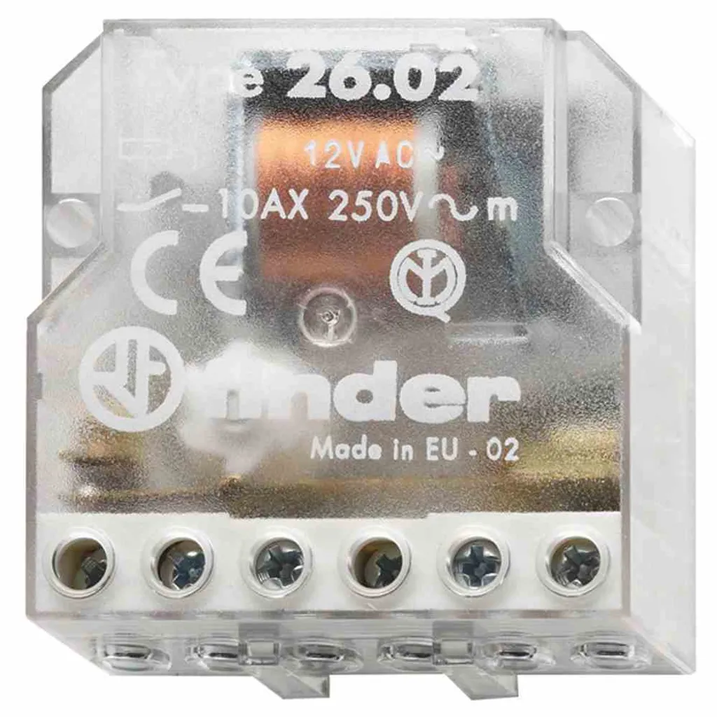 Télérupteur Finder 26.02.8.230.0000 230VAC 10A pour boîte d'encastrement