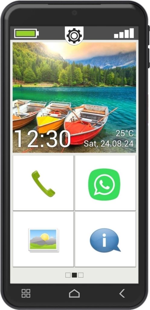 Emporia SMART.6lite Smartphone 5,5' 128GB Schwarz Produktbild 