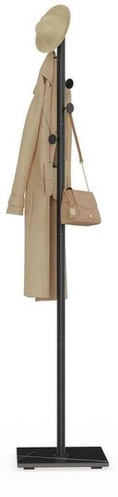 Unyqoos Stylish Freestanding Clothing Stand mit 8 Metallhaken für enge Räume und einzigartige Muster