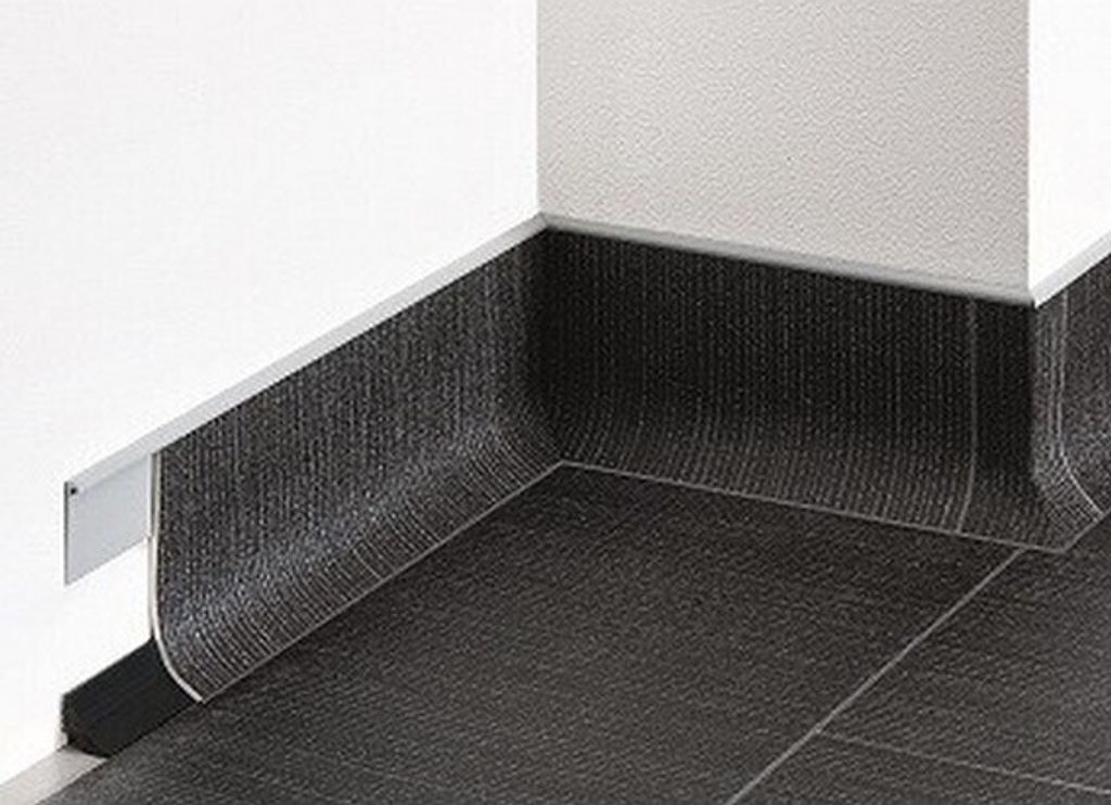 Weichsockelleiste Fußleiste 25 x 25 x 25000 mm Schwarz Weich-PVC Sockelleiste Kunststoff by PROVISTON 250 Meter | 10 Stück