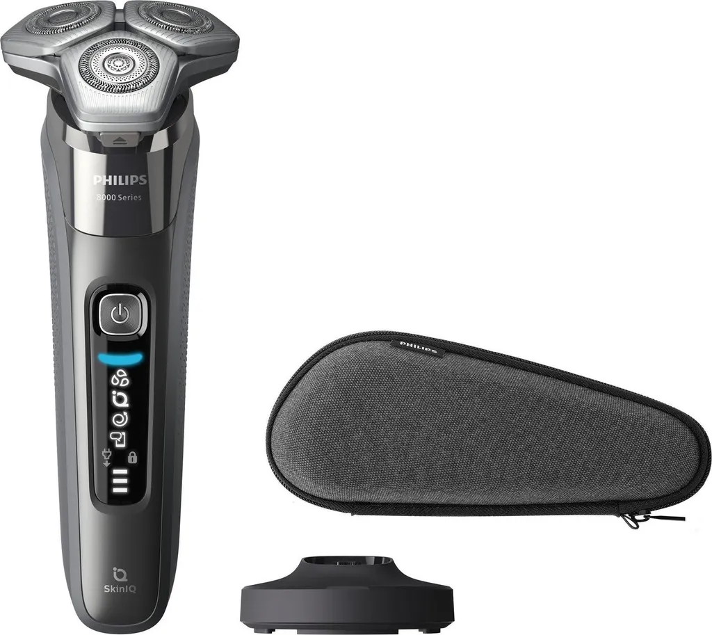 Rasoir peaux sensibles Philips S5000, 360-D, Auto-Nettoyant + Pochette