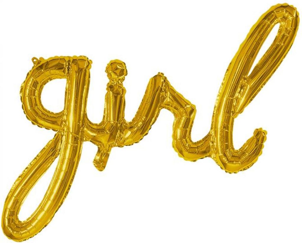 Boland folieballon girl 70x60cm