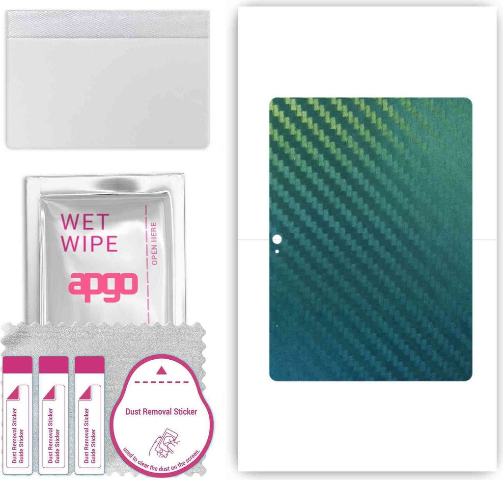 apgo Rückseite Schutzfolie, Skin, kompatibel mit Huawei MediaPad M2 10.0, Hinten Displayschutzfolie aus Vinylfolie, kratzfest, einfache Montage - ...
