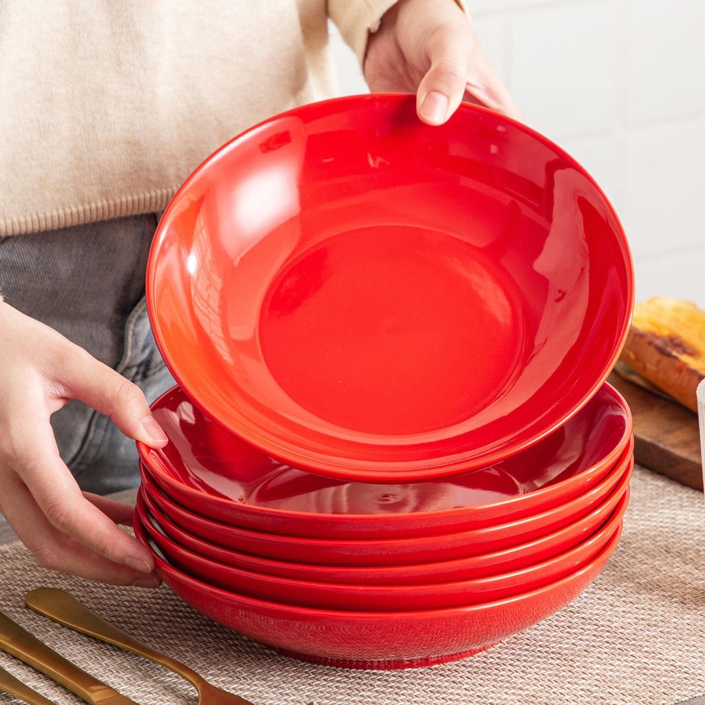 Tafelservice aus Porzellan, LOVECASA SWEET Suppenteller 6er Produktbild 9
