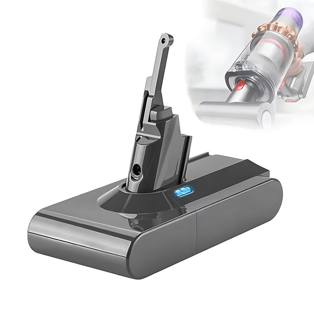 V8 Akku, V8-Ersatzakku, Ersatzakku für Dyson V8, Batterie 21.6V Li-Ionen Batterie für Dyson V8 Staubsauger Schnurfreier Vakuum-Handstaubsauger,46...