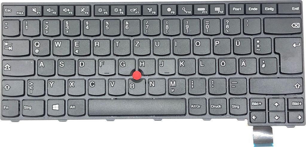 DEUTSCHE - Schwarz Tastatur Keyboard kompatibel für Lenovo ThinkPad T470s 20HF0047MZ