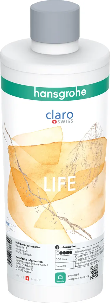 Filtro Life Hansgrohe 76829000 Aqittura: Idratazione Superiore