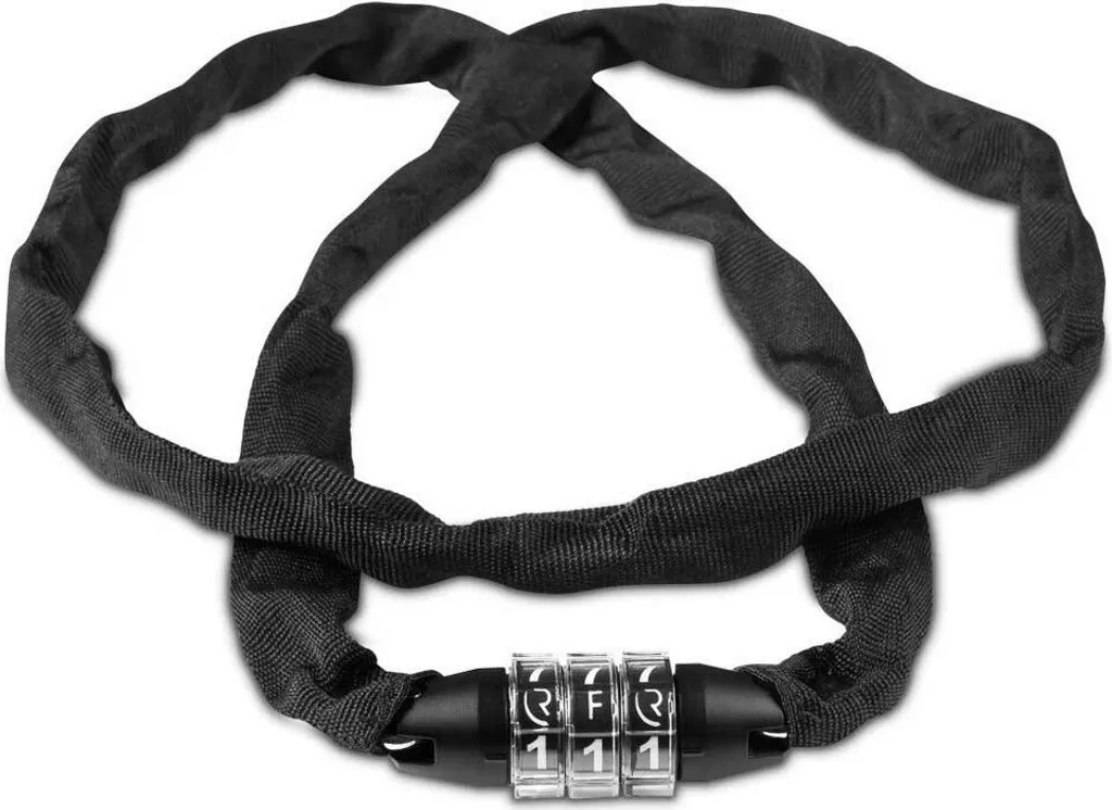 Antivol à chaîne RFR Style CMPT Noir 3 x 1200 mm pour vélo et VTT