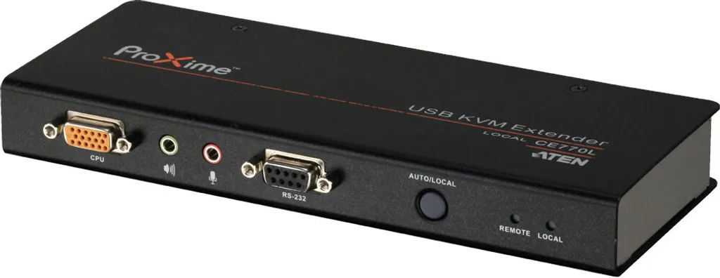Aten CE770 Extendeur KVM USB VGA et RS232 vers deux consoles 300m