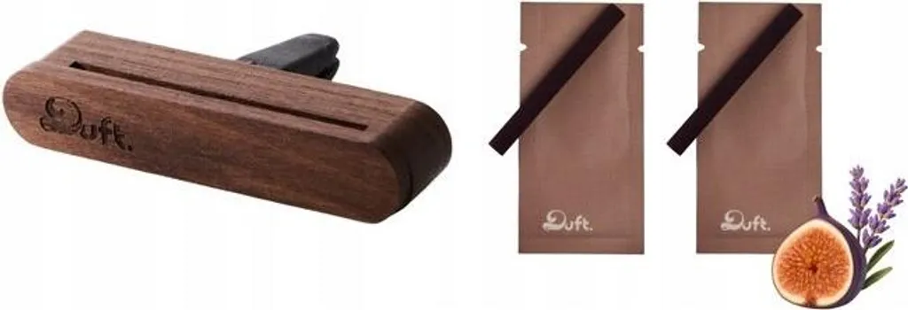Teesa SP-02 Deodorante per auto, legno, DUFT Spinney - diffusore + 2 ricariche - 2