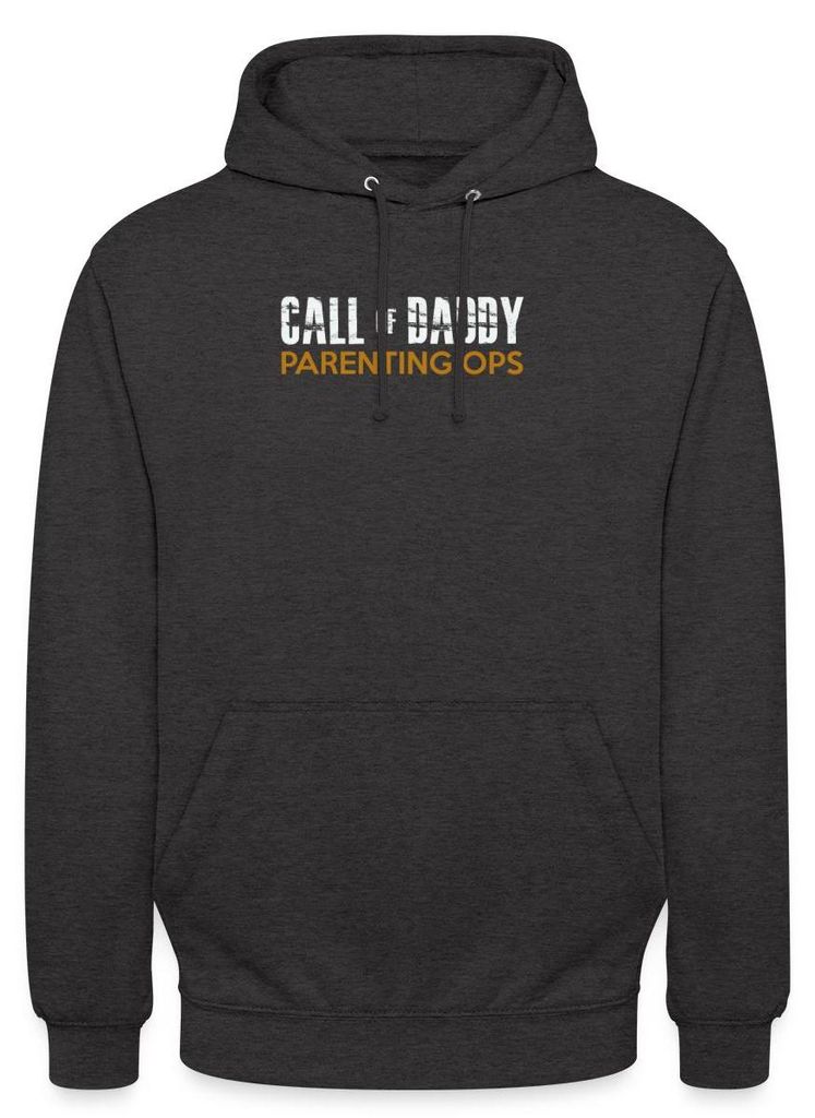 Spreadshirt Call Of Daddy | Parenting Ops Für Gamer Papas Uni Hoodie, S, Anthrazit