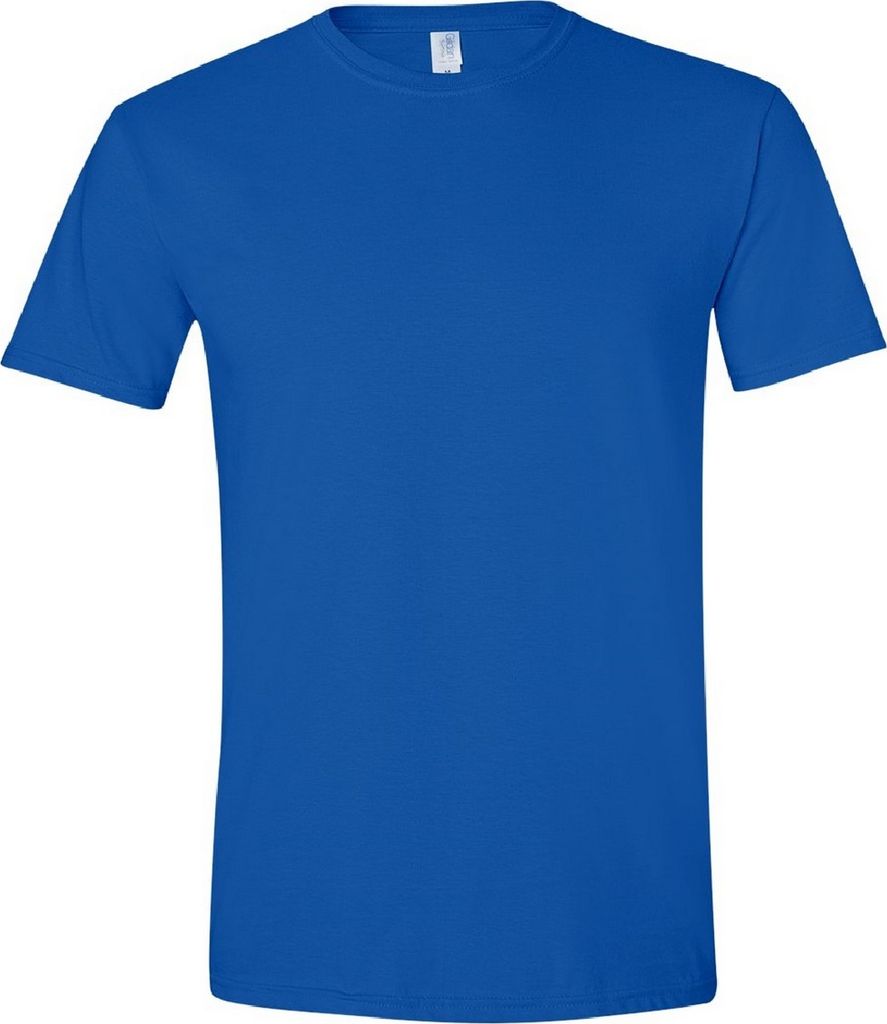 Gildan Soft-Style Herren T-Shirt, Kurzarm, Rundhalsausschnitt BC484 (L) (Königsblau)