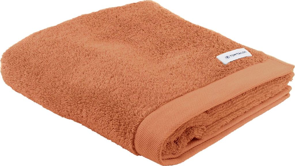 TOM TAILOR Handtuch - Color Bath Towel, Frottier, Baumwolle Koralle 50x100cm