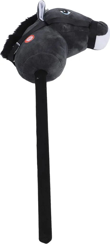 Cadeau enfant cheval de bois noir 70 cm peluche décoration de chambre