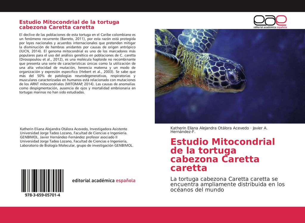 Estudio Mitocondrial de la tortuga cabezona Caretta caretta