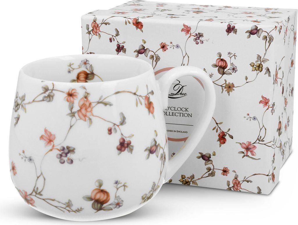 DUO FLORAL Fassbecher 430 ml SAFA New Bone China Porzellan Produktbild 