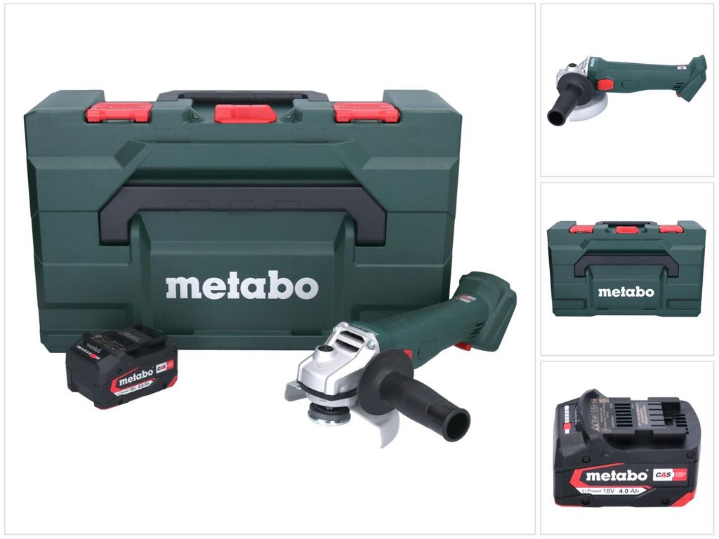 Metabo W 18 7-125 Akku Winkelschleifer 18 V 125 mm + 1x Produktbild 